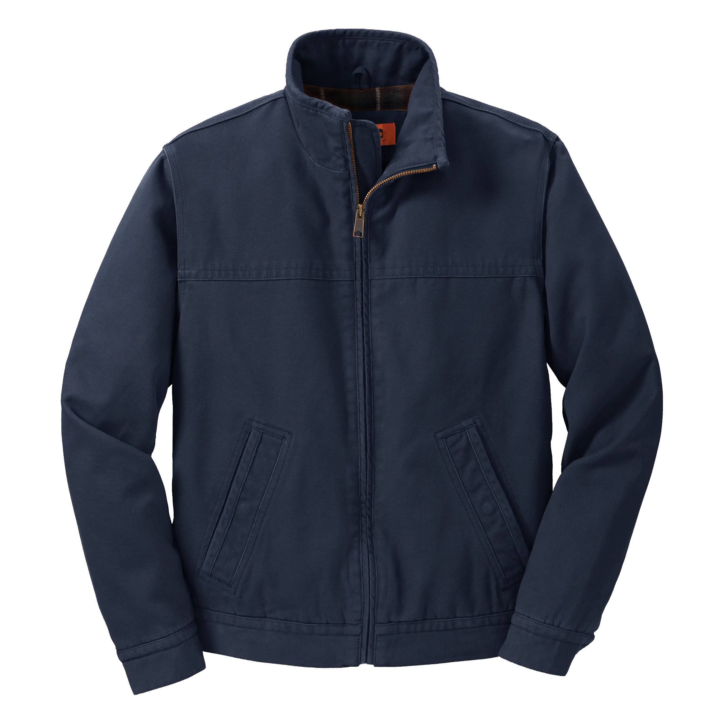 C1551 Mens Washed Duck Cloth Flannel-Lined Work Jacket