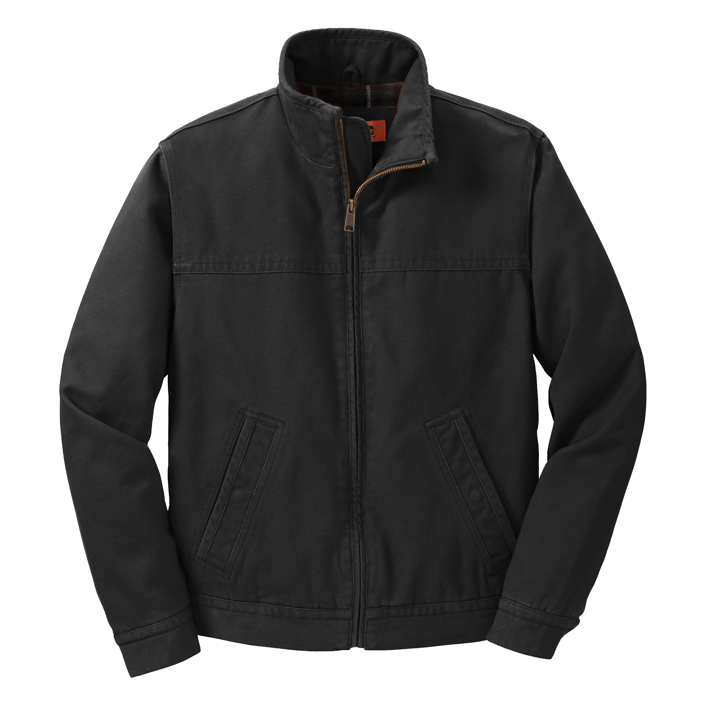 C1551 Mens Washed Duck Cloth Flannel-Lined Work Jacket