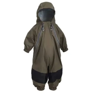 Calikids 2 Zipper Lined Rain Suit - Olive