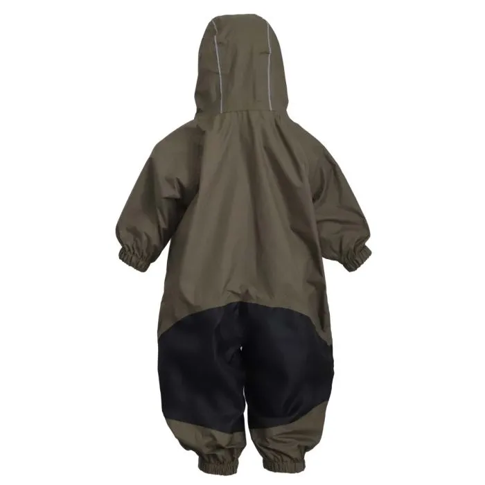 Calikids 2 Zipper Lined Rain Suit - Olive