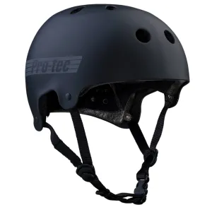 Casco Pro-Tec - Old School Matte Black Reflecitve