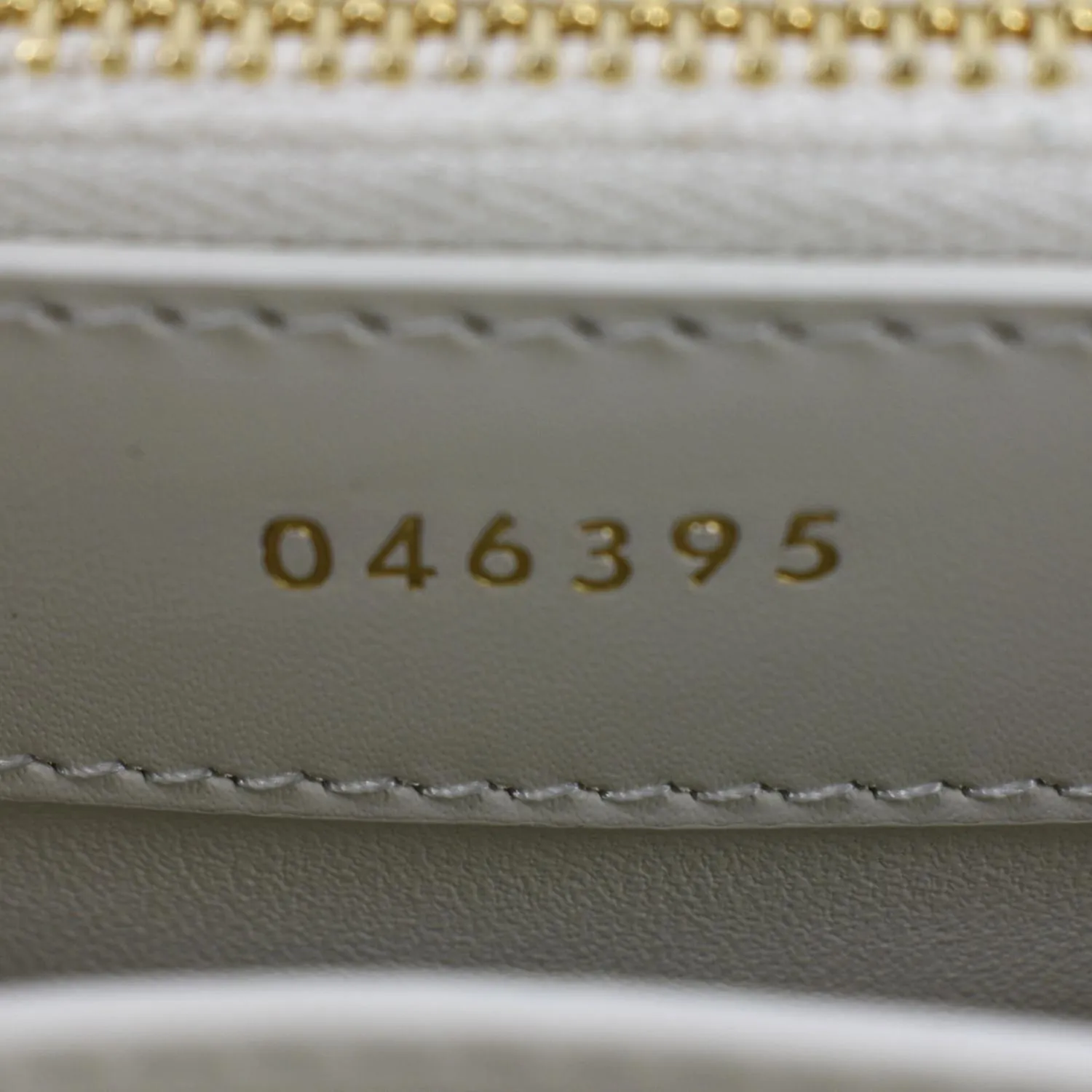 CELINE Laminated Small 16 Leather Shoulder Bag Limestone