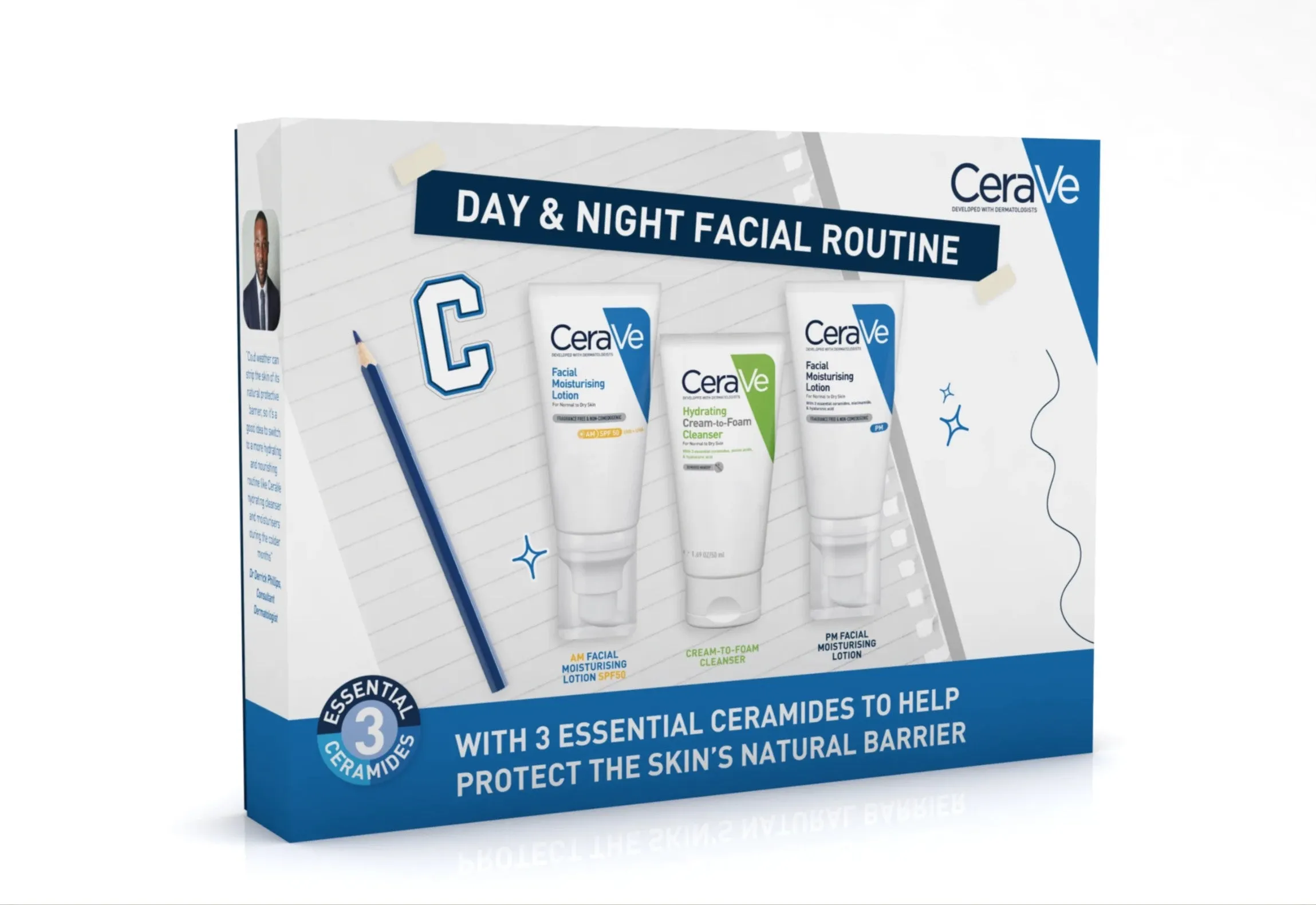 Cerave  - Day & Night Facial Routine Gift Set