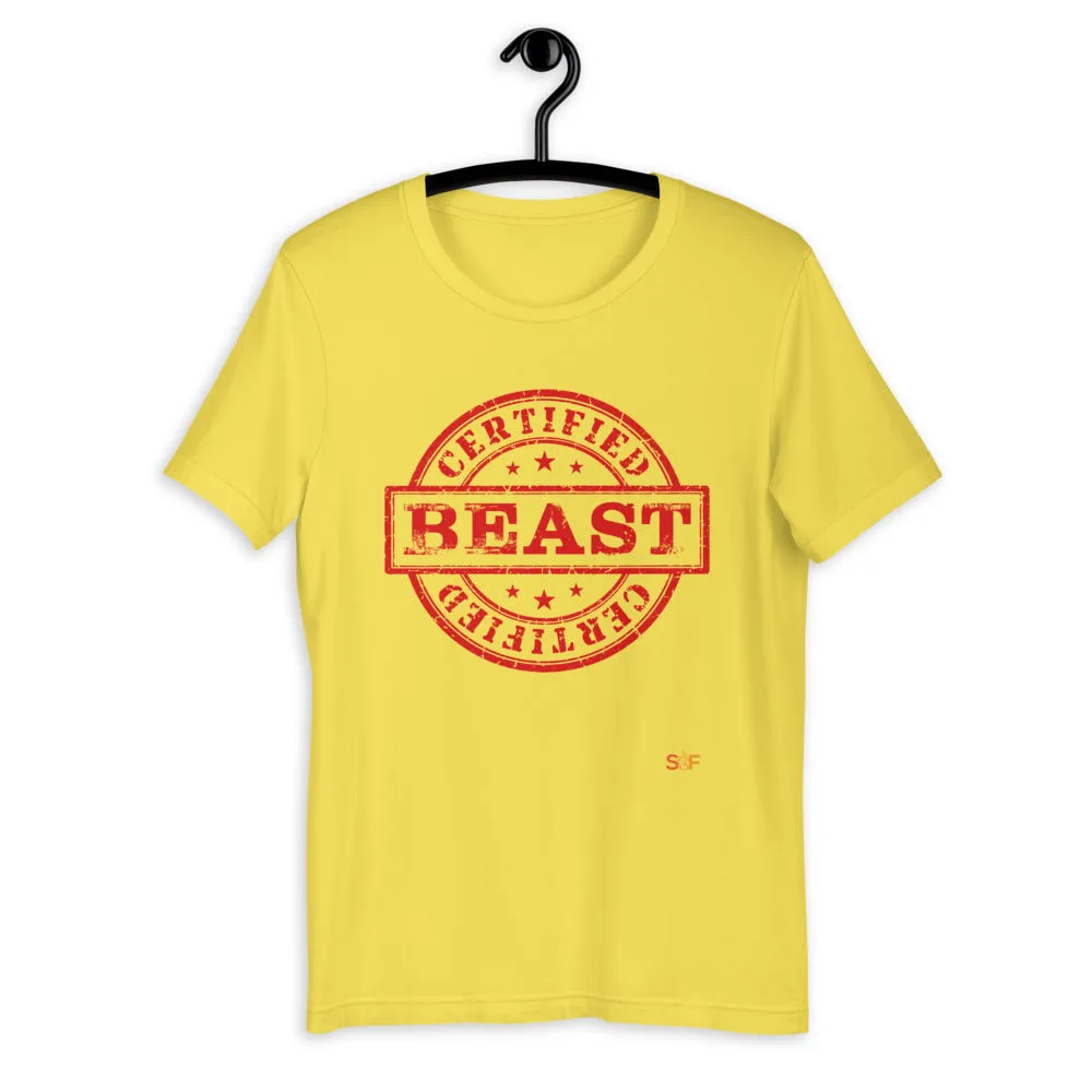 Certified BEAST Short-Sleeve Unisex T-Shirt