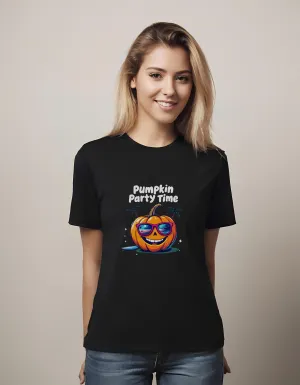 Cheerful Pumpkin Party Design | Classic T-Shirt (Unisex)