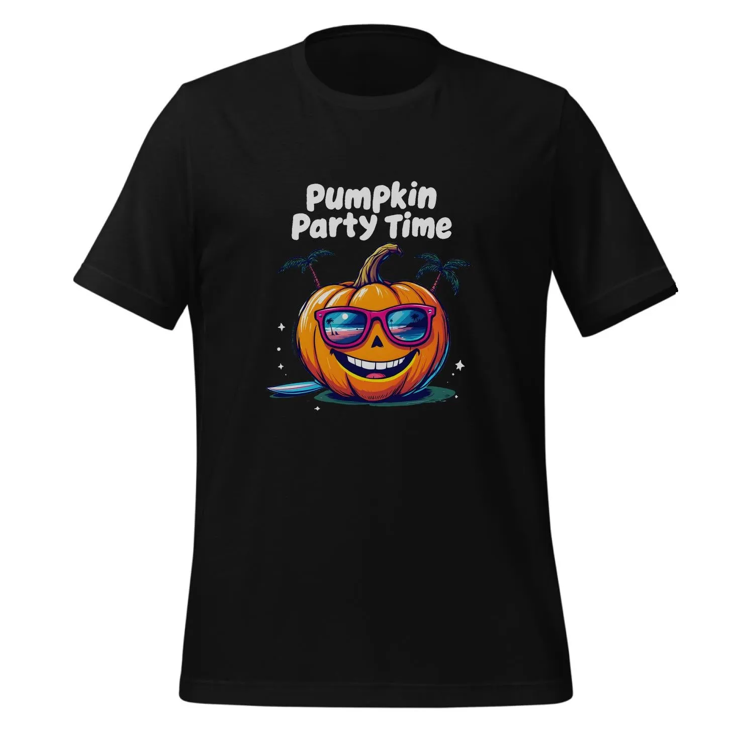 Cheerful Pumpkin Party Design | Classic T-Shirt (Unisex)