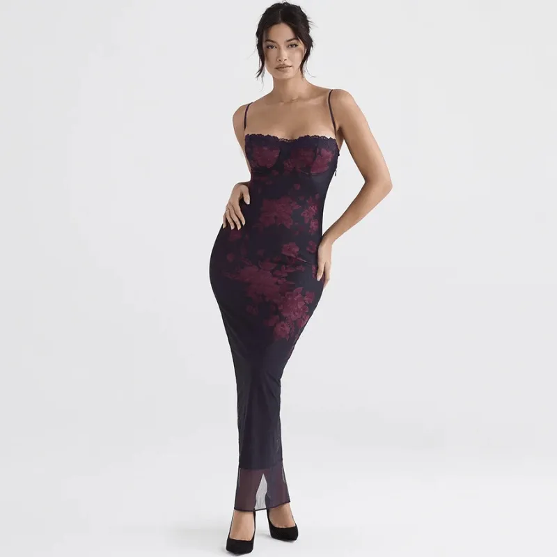 Chic Strapless Leopard Print Dress
