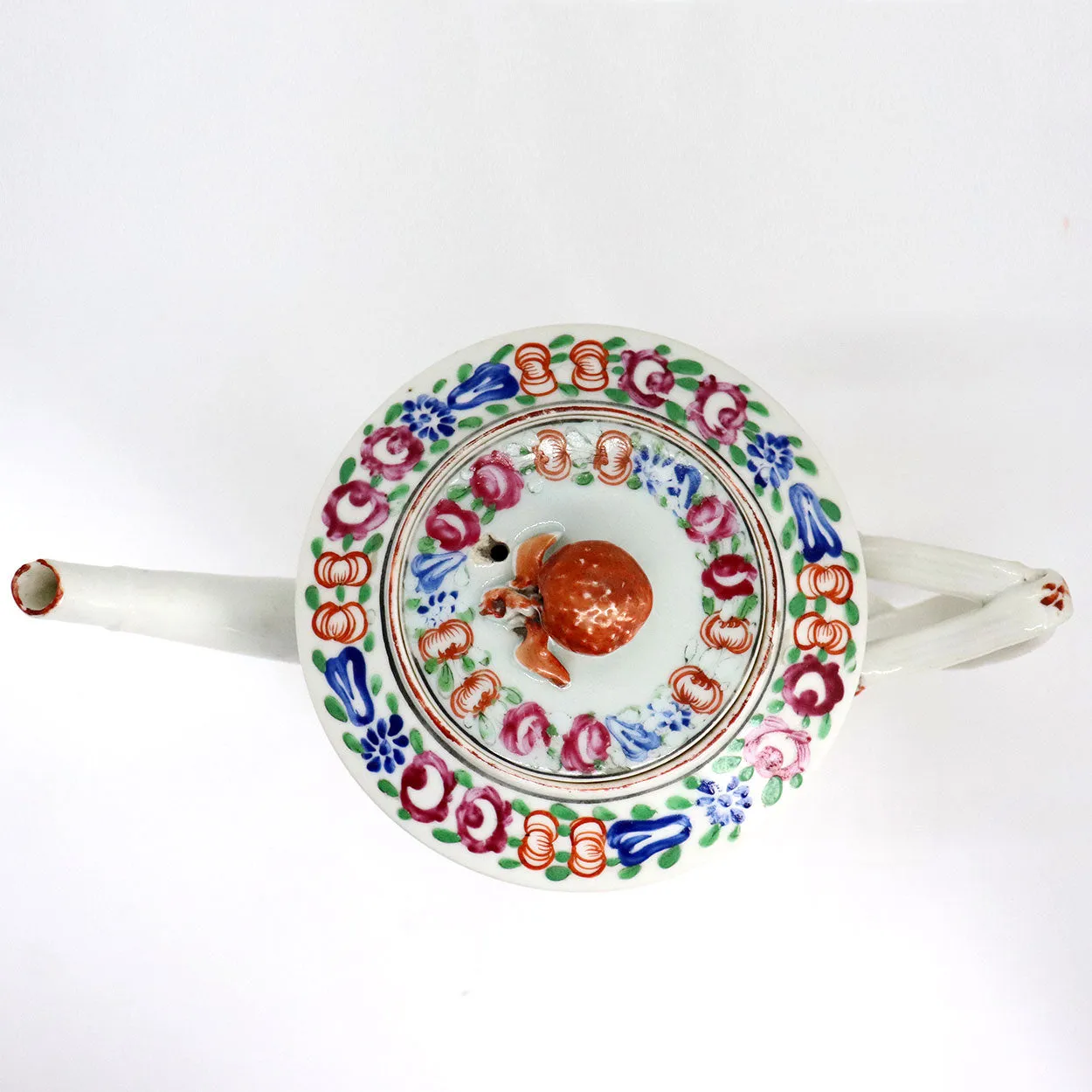 Chinese Export Porcelain Famille Rose Teapot