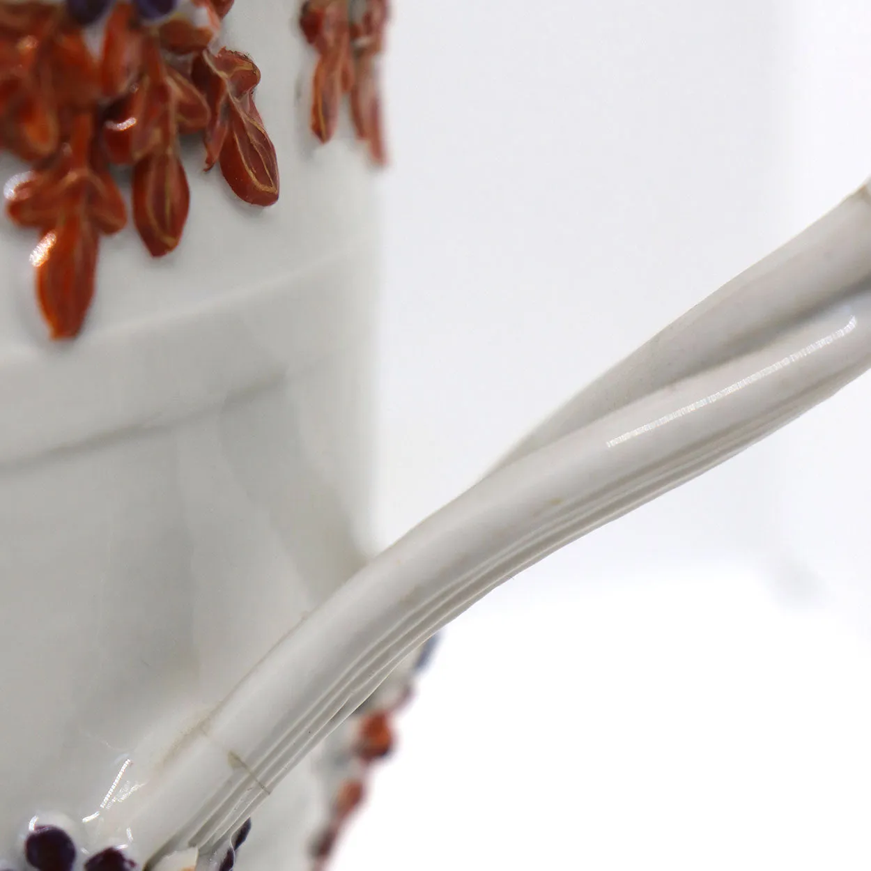 Chinese Export Qianlong Famille Rose Porcelain Cider Pitcher