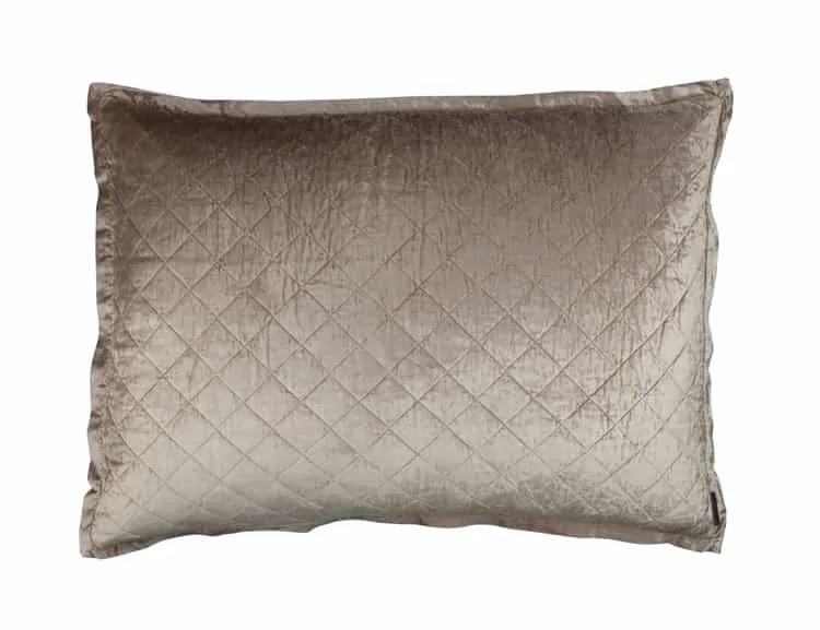 Chloe Luxe European Pillow / Champagne Velvet 27X36