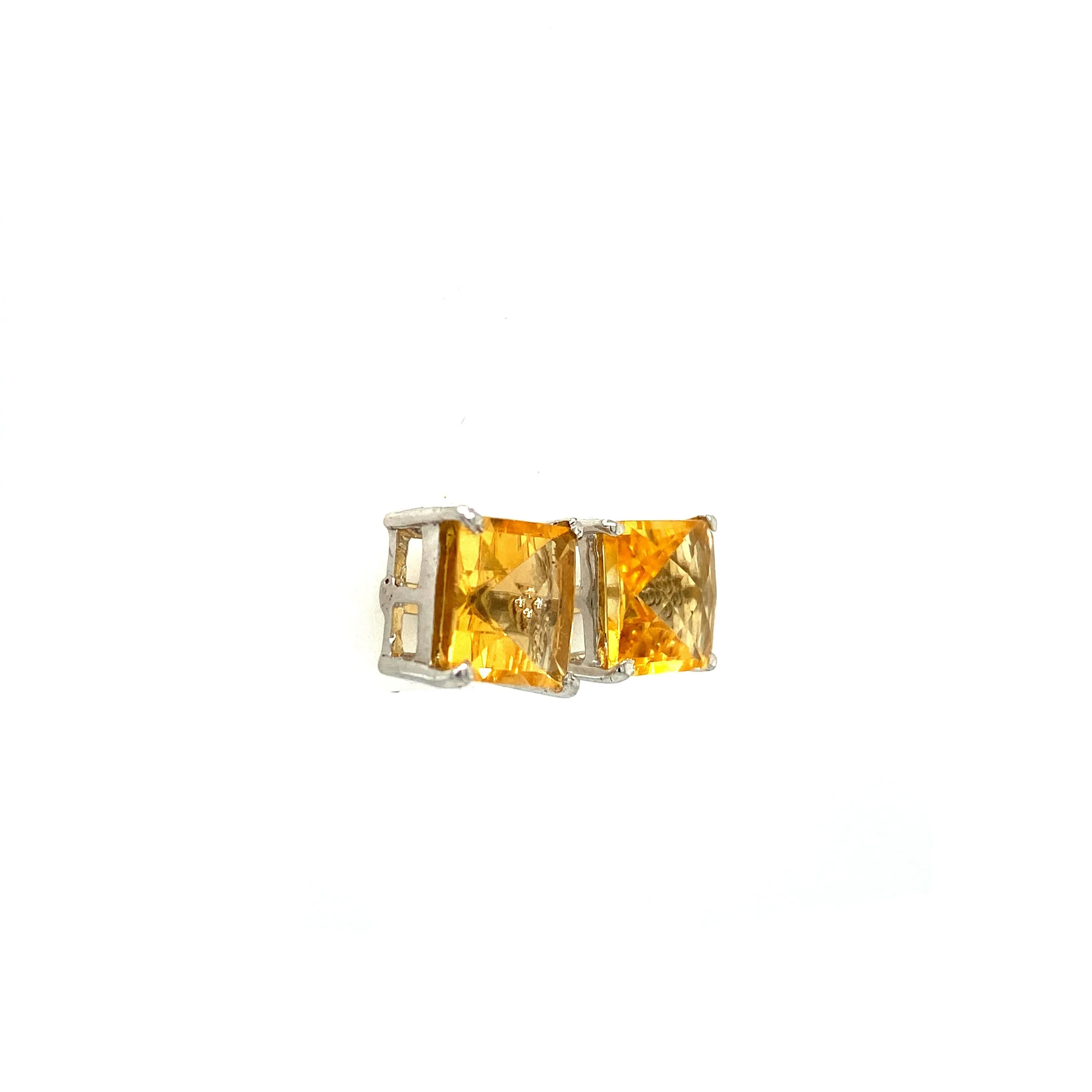 Citrine Earring in .925 Sterling Silver - KST 57970