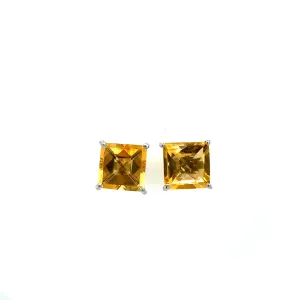 Citrine Earring in .925 Sterling Silver - KST 57970