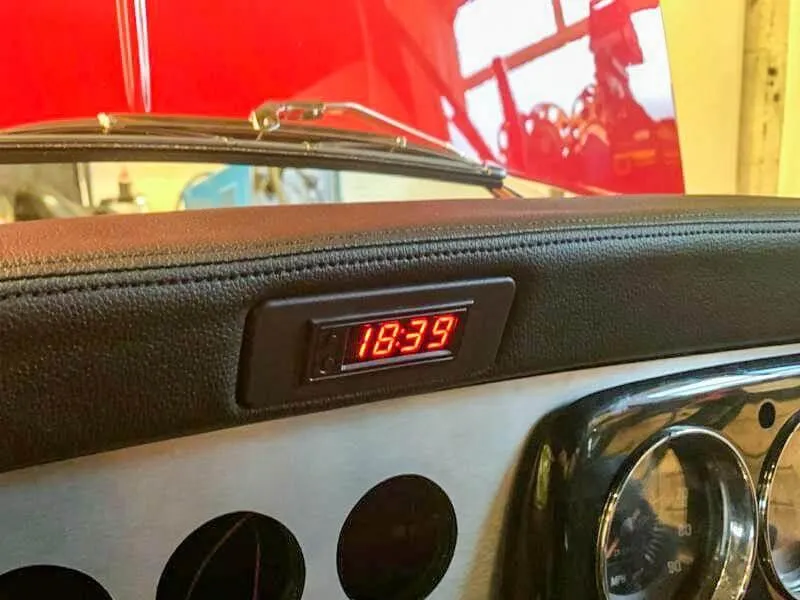Classic Mini Ashtray Clock Insert