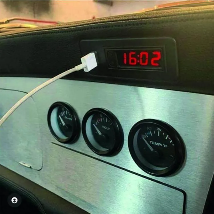 Classic Mini Ashtray Clock Insert