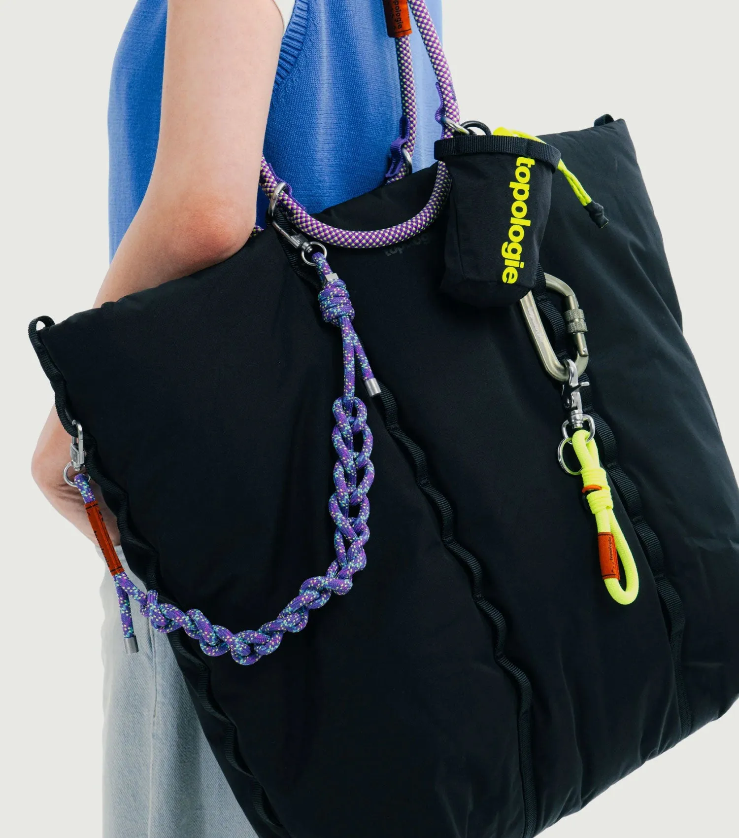 Cloud Tote Black Tech Sateen