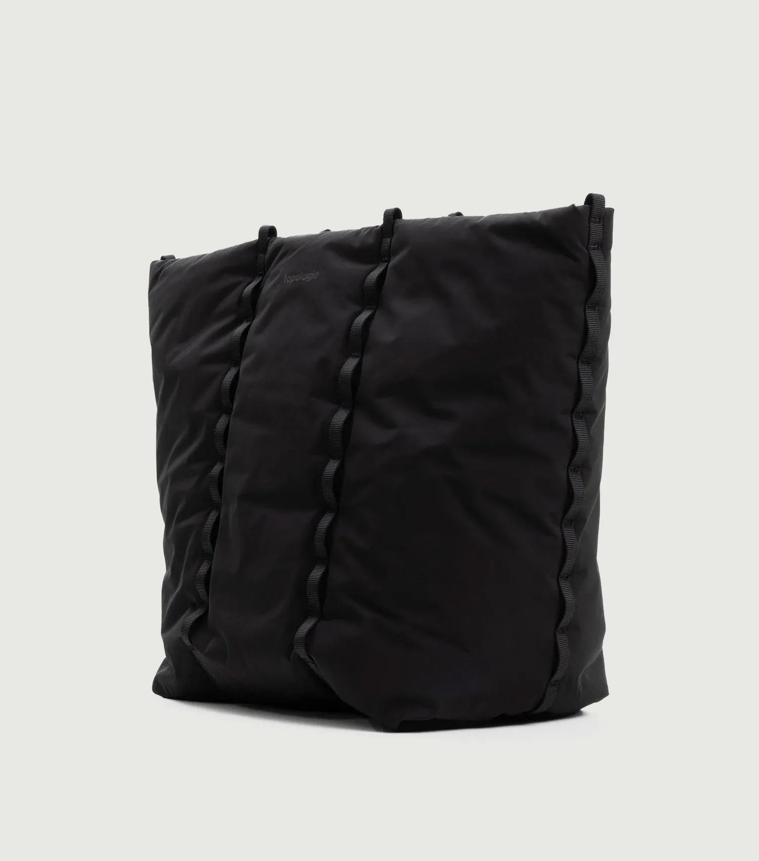Cloud Tote Black Tech Sateen
