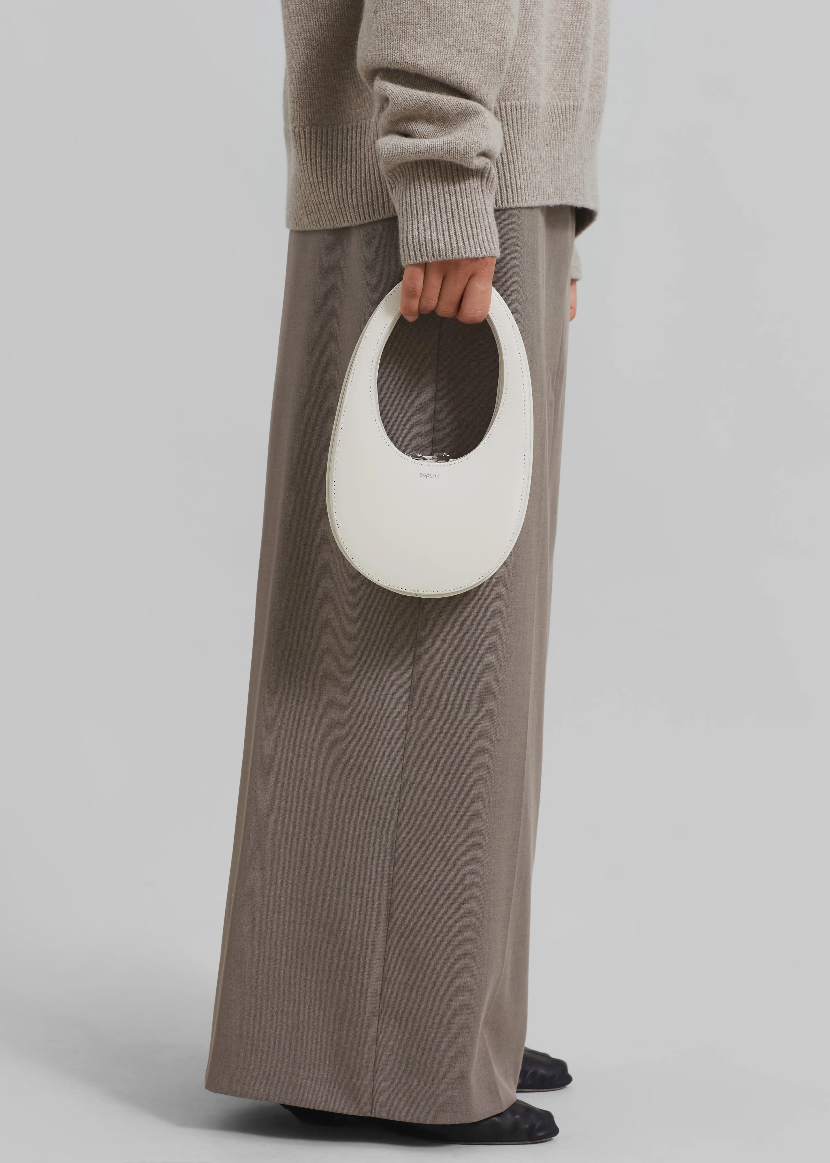 Coperni Gloss Mini Swipe Bag - Beige