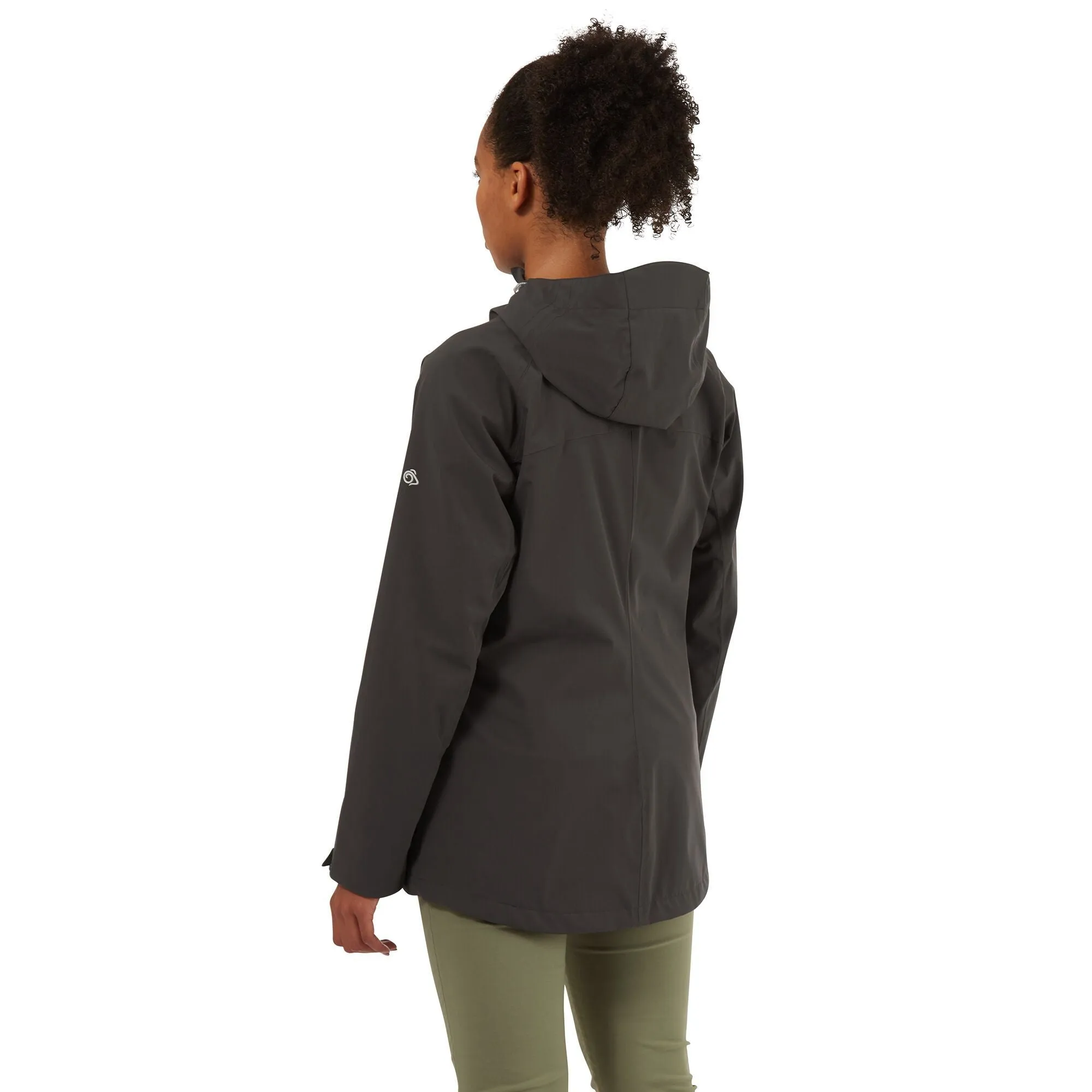 Craghoppers Women's Caldbeck Waterproof Breathable Jacket Charcoal CMW1166 RRP £115