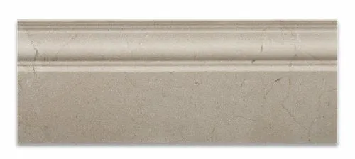 Crema Marfil Marble Polished 5 X 12 Baseboard Trim - Lot of 50 Pcs.