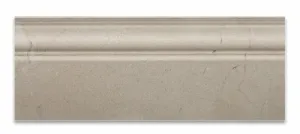 Crema Marfil Marble Polished 5 X 12 Baseboard Trim - Lot of 50 Pcs.
