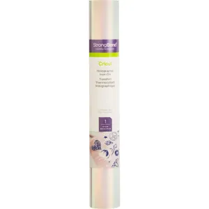 Cricut Holographic Iron-On Vinyl 12"X24" Roll Translucent Blue