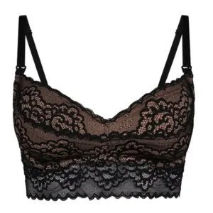 Dairy Fairy Ayla Luxury Lace Nursing Bra Size 3 NWT Black