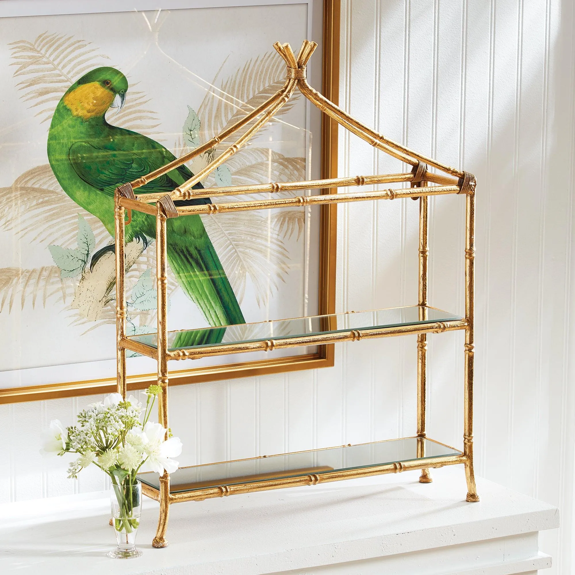 Daphne 2 Tier Curio Shelf