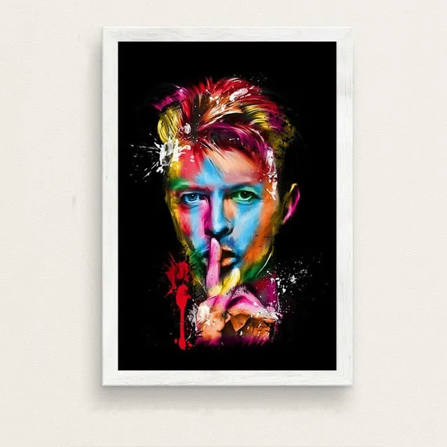 David Bowie Pop Wall Art Canvas SJA