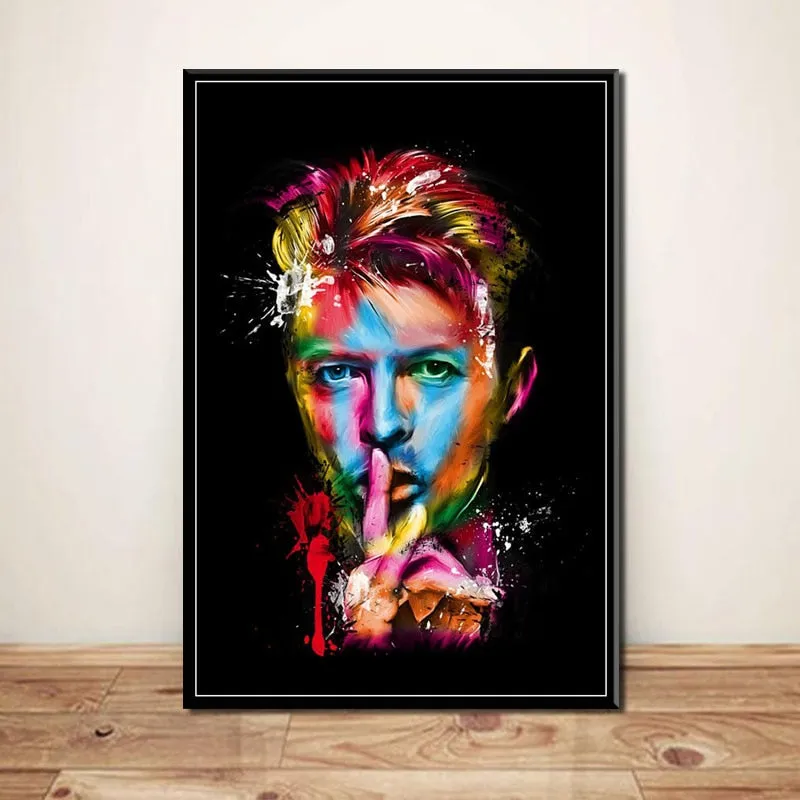 David Bowie Pop Wall Art Canvas SJA