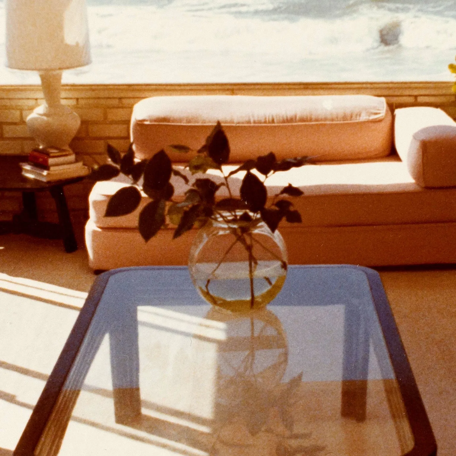 DAVID HOCKNEY "MALIBU INTERIOR" PHOTO, 1974