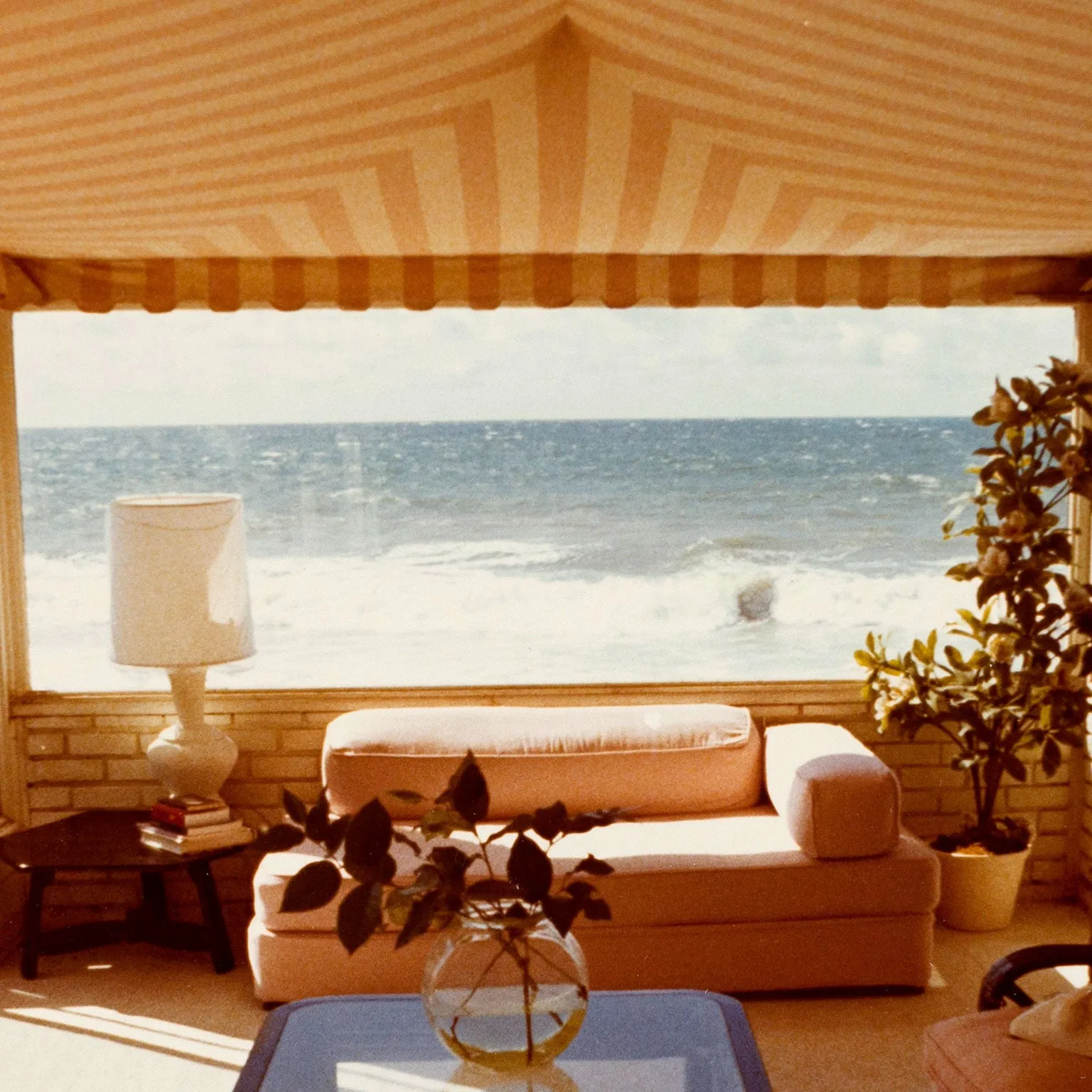 DAVID HOCKNEY "MALIBU INTERIOR" PHOTO, 1974