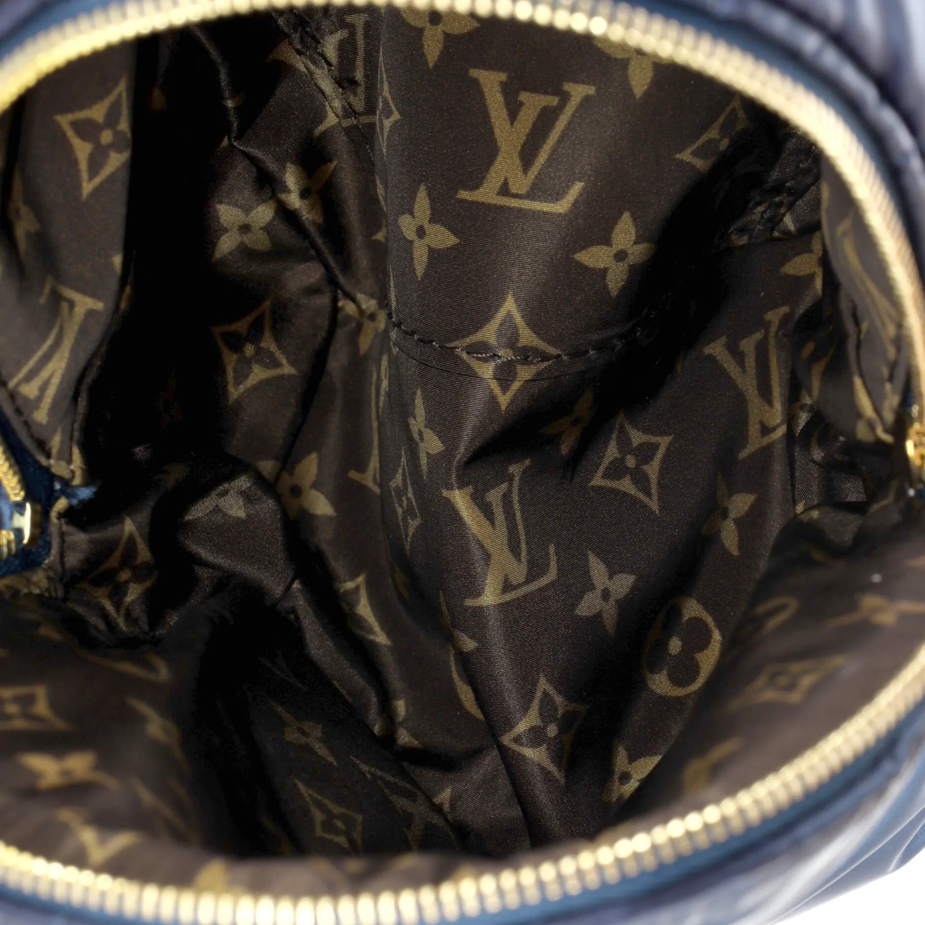 Designer Palm Springs Backpack Monogram Quilted Econyl Nylon Mini