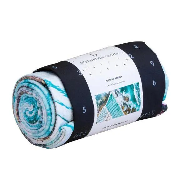 DESTINATION LABEL Towel-  Endless Lines