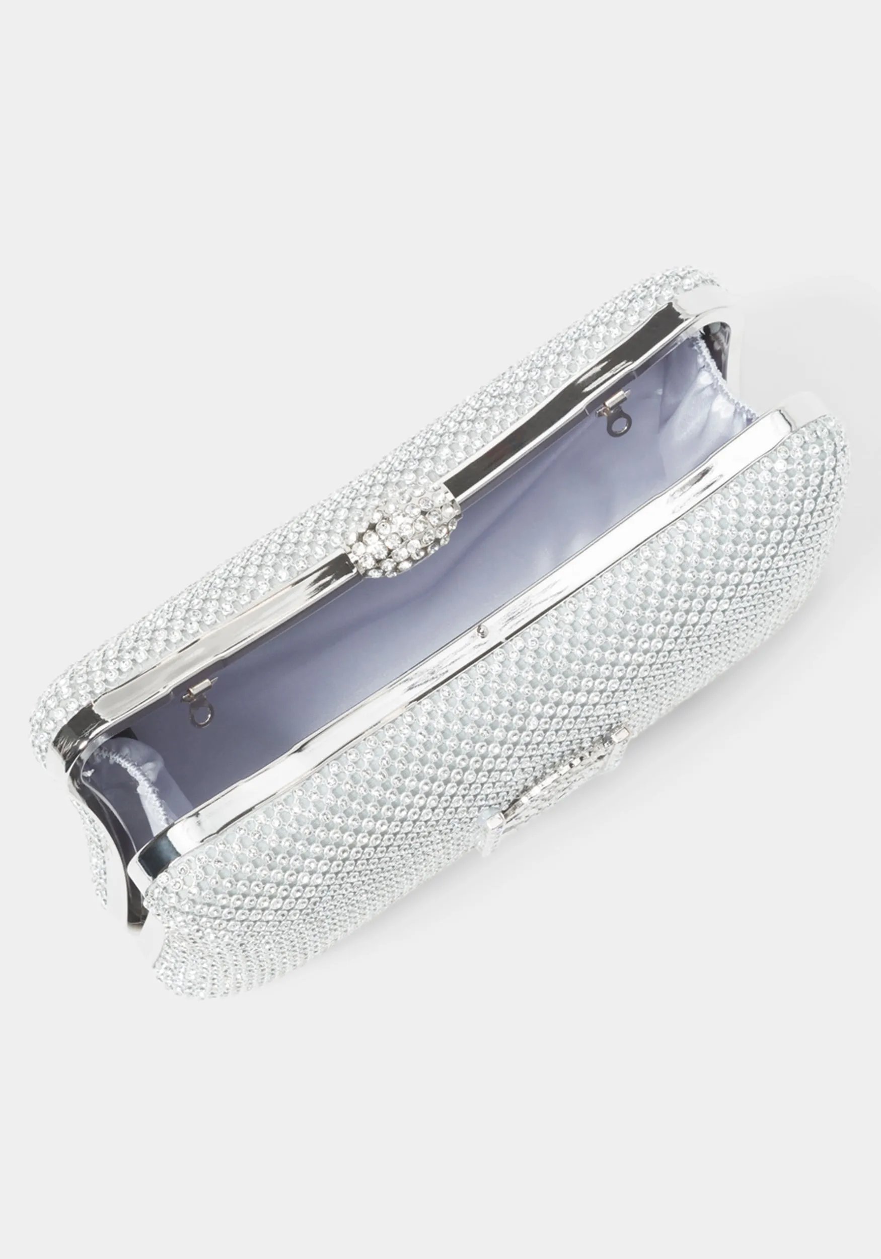 Dianna Hardshell Diamond Clutch