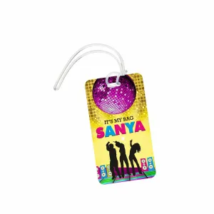Disco Luggage Tag