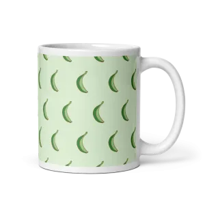 Dominican Platano Power White Glossy Mug