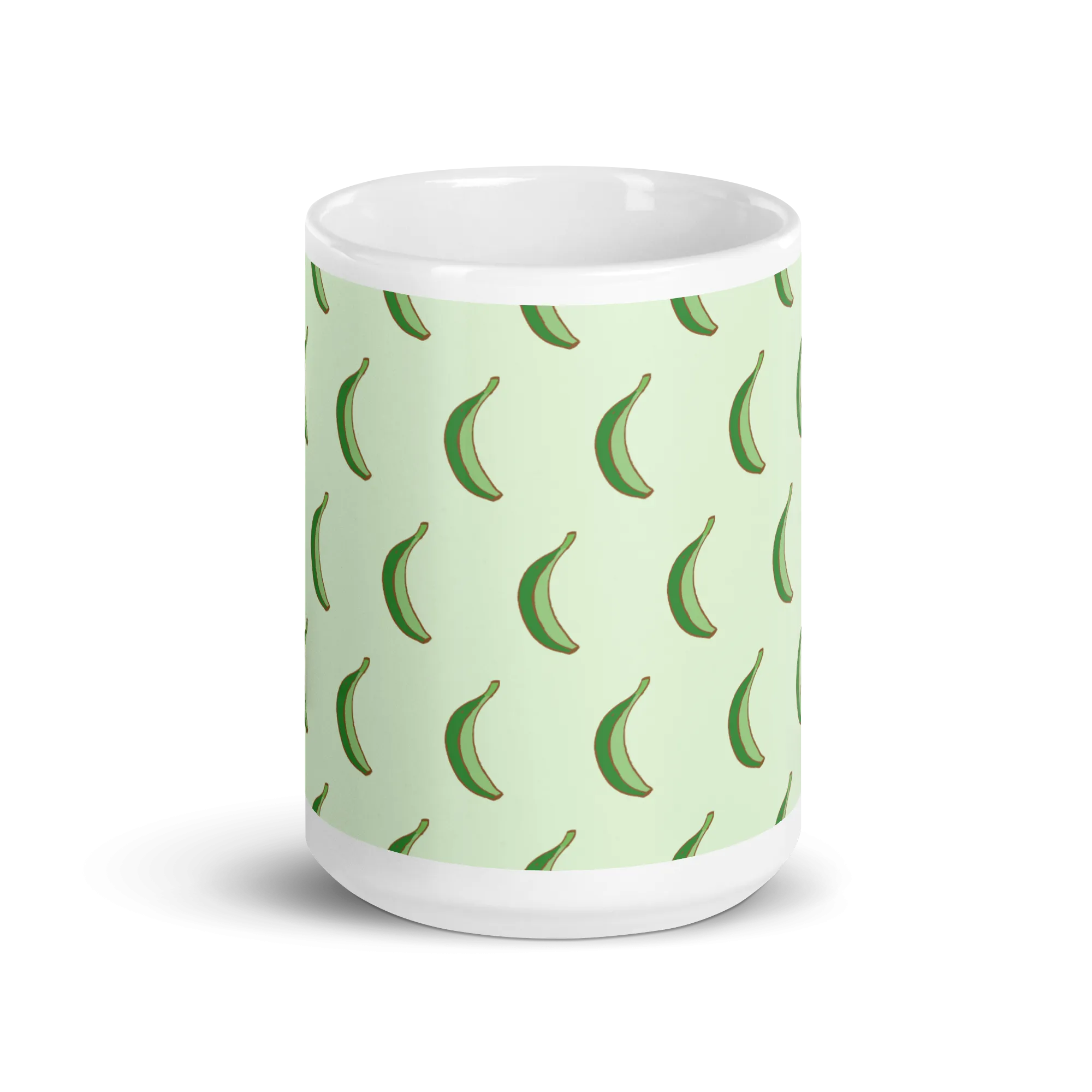 Dominican Platano Power White Glossy Mug