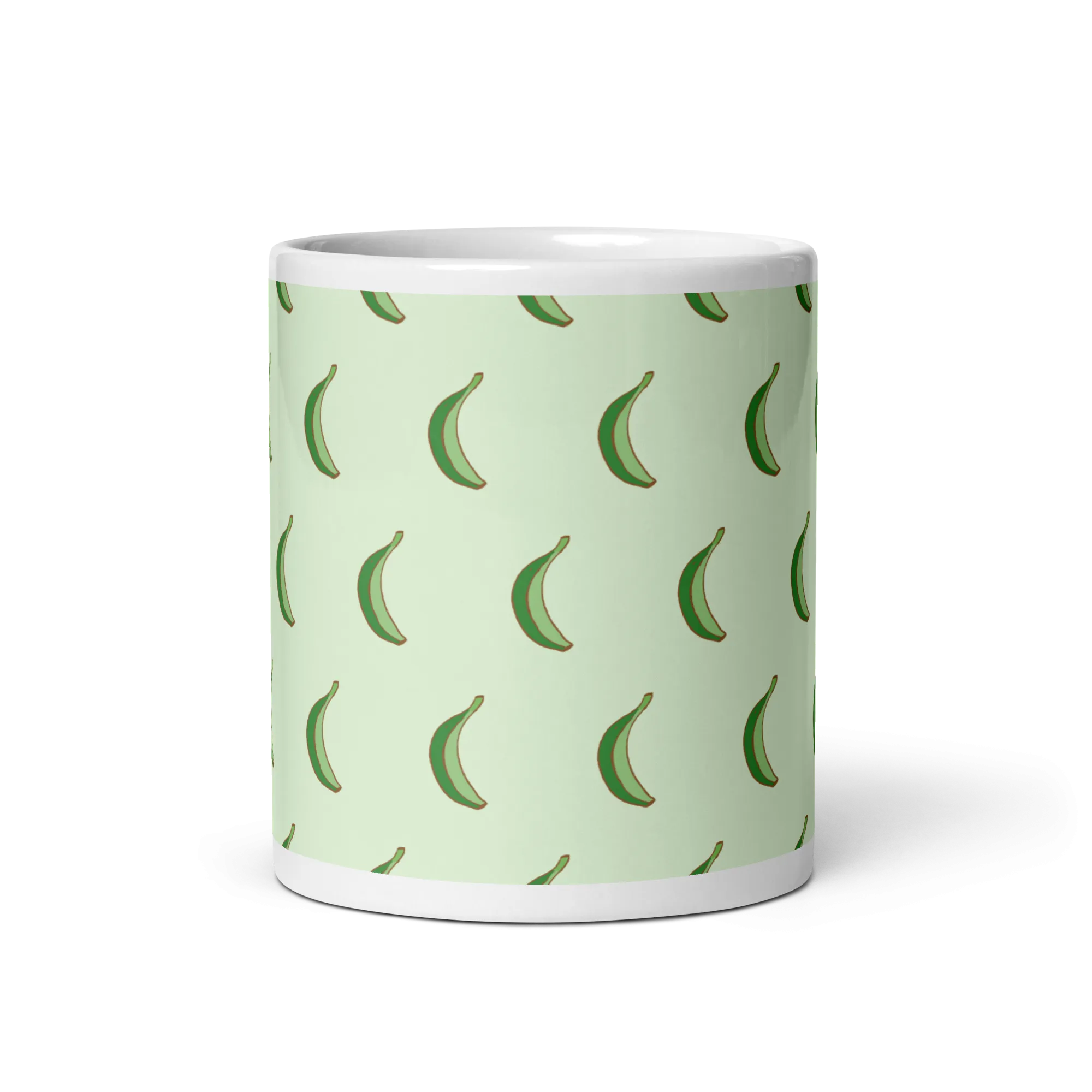 Dominican Platano Power White Glossy Mug