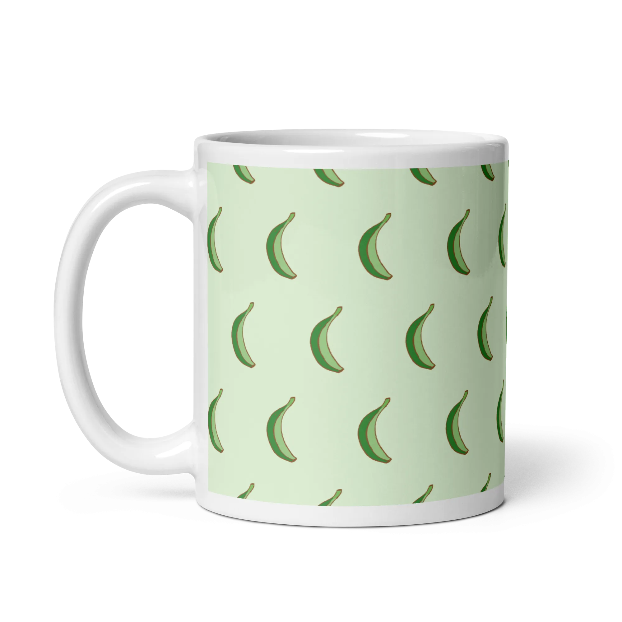 Dominican Platano Power White Glossy Mug