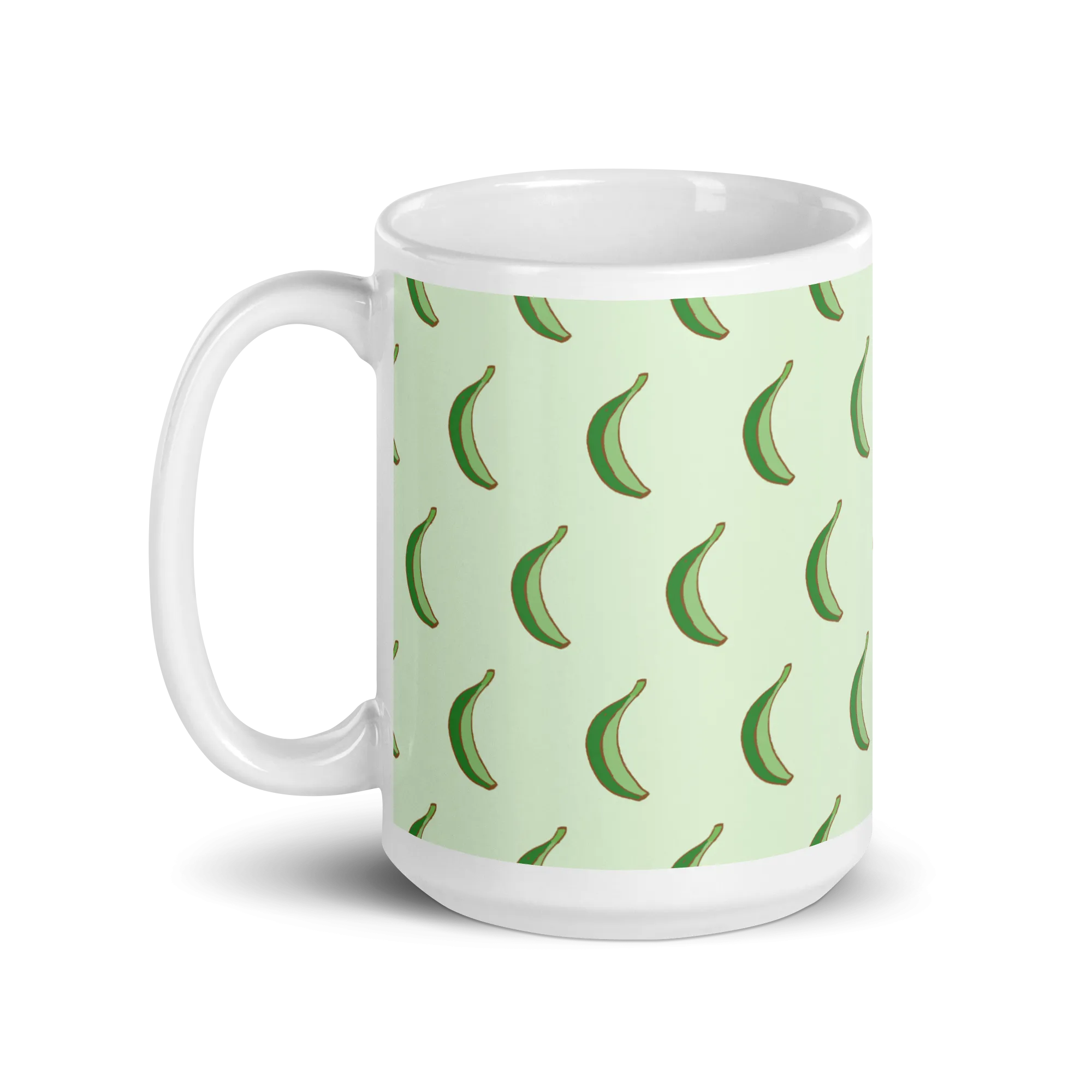 Dominican Platano Power White Glossy Mug