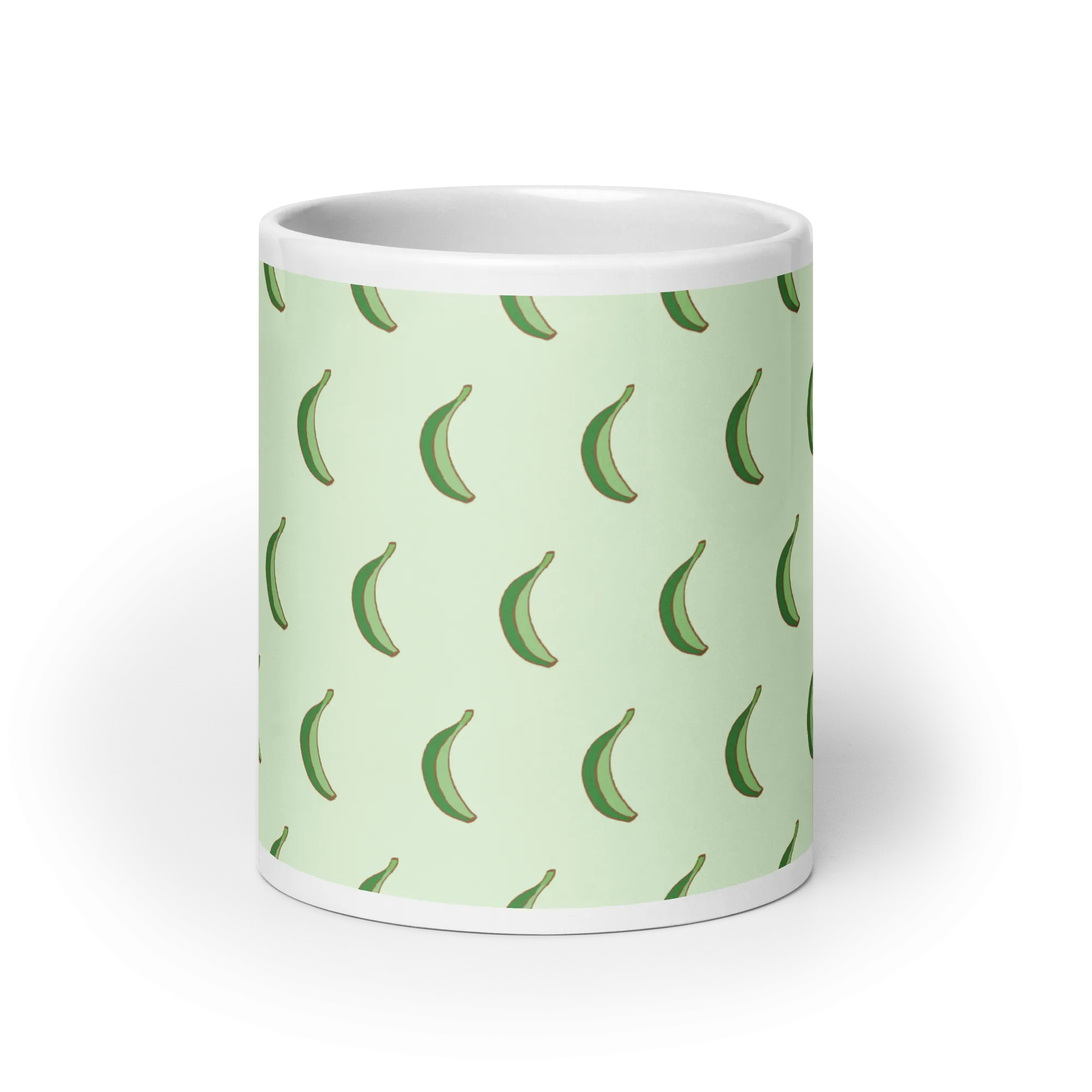 Dominican Platano Power White Glossy Mug