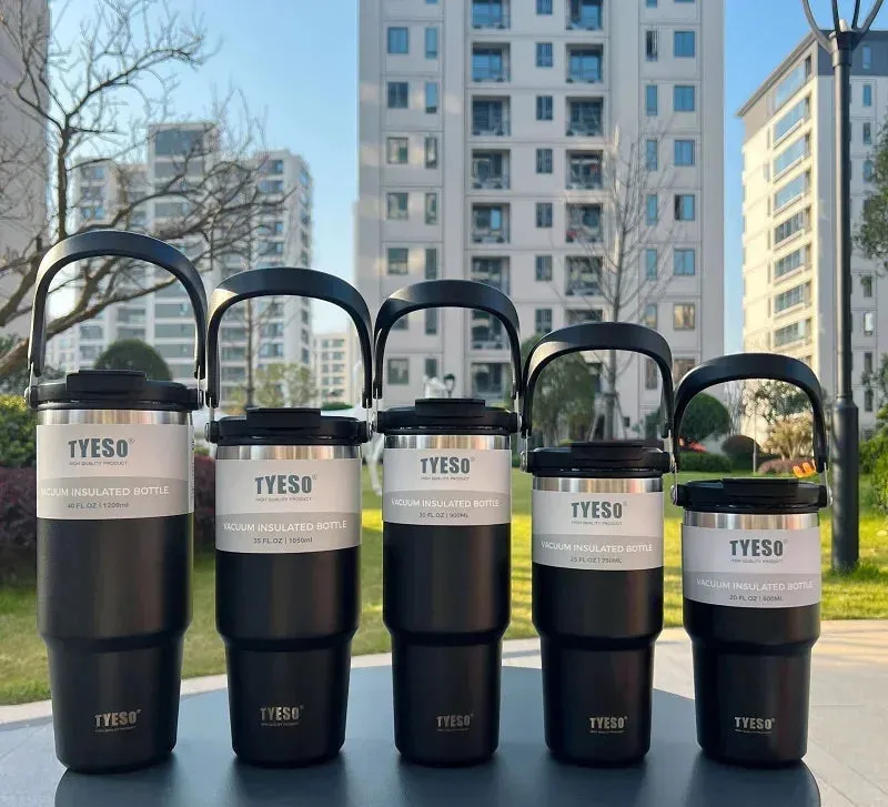 Double-Insulated Stainless Steel Travel Mug: Keep Drinks Hot or Cold On-the-Go