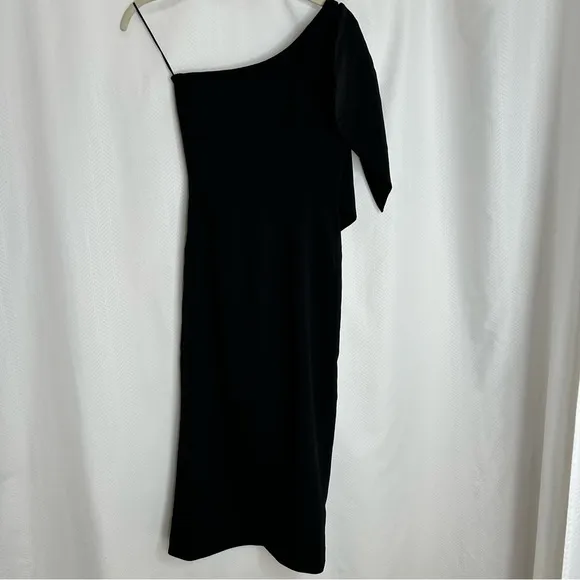 Dress the Population Tiffany one shoulder dress black size XS