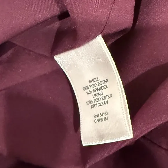 Eliza J Plum One Shoulder Scuba Crepe Sheath Dress Midi Classy Party Cocktail 2