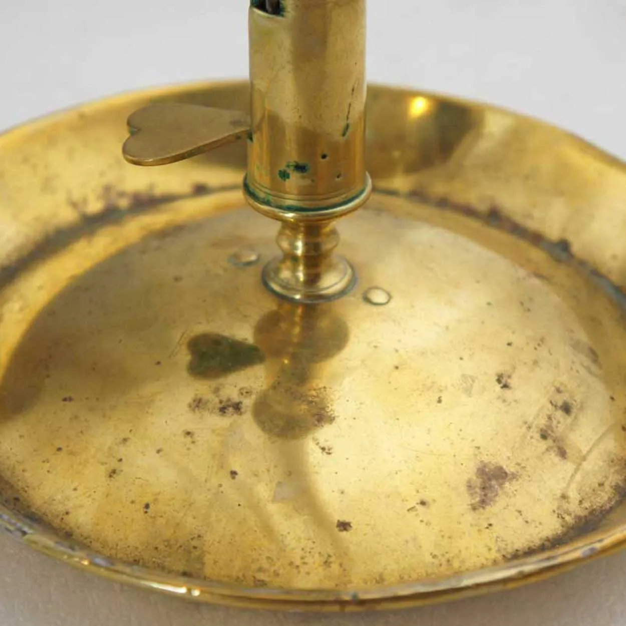 English Georgian Brass Ejector Chamberstick