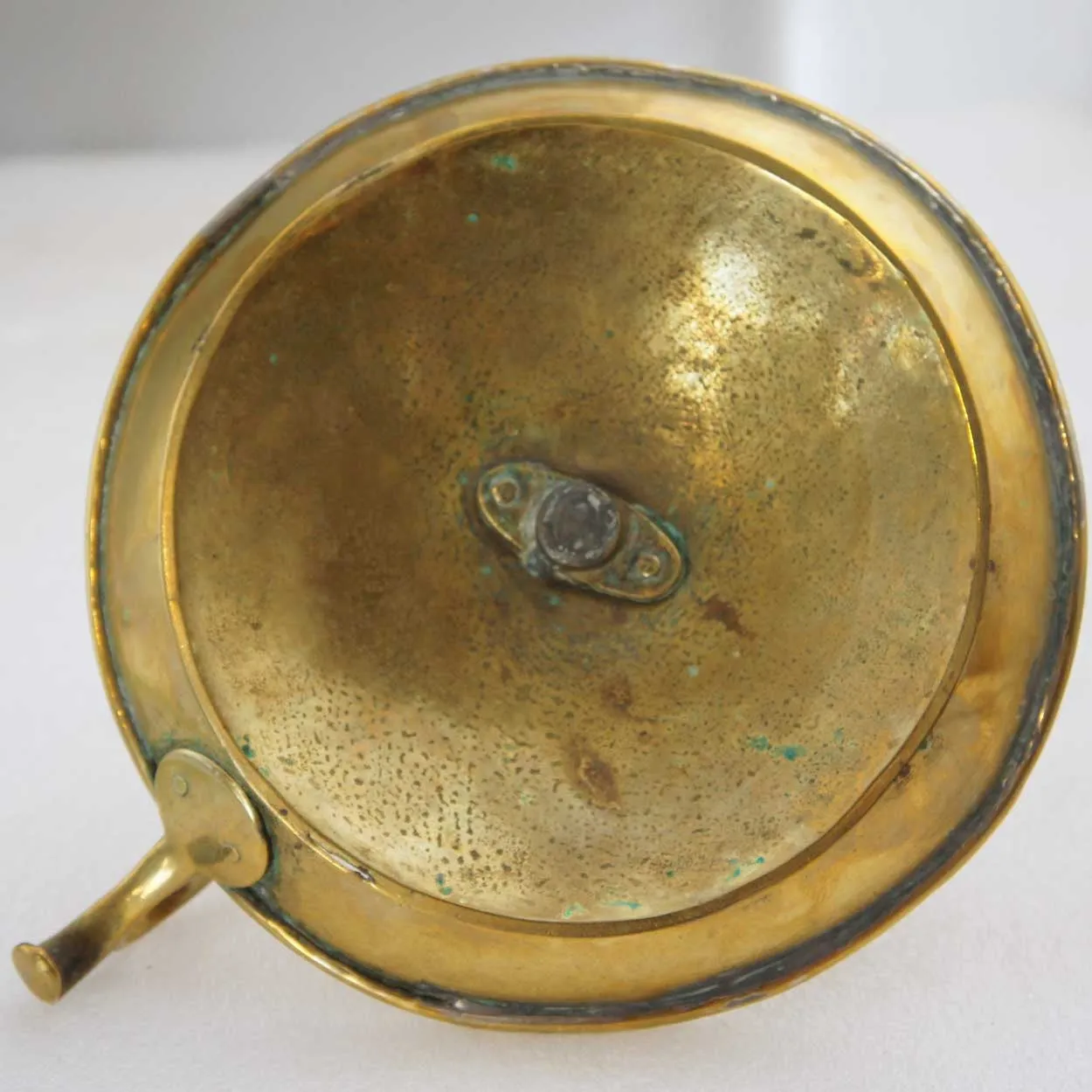 English Georgian Brass Ejector Chamberstick