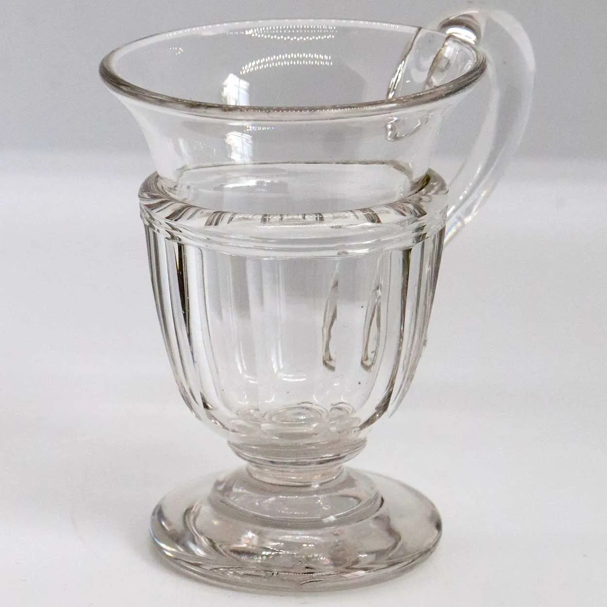 English Georgian Cut and Blown Clear Glass Custard/Syllabub Dessert Cup