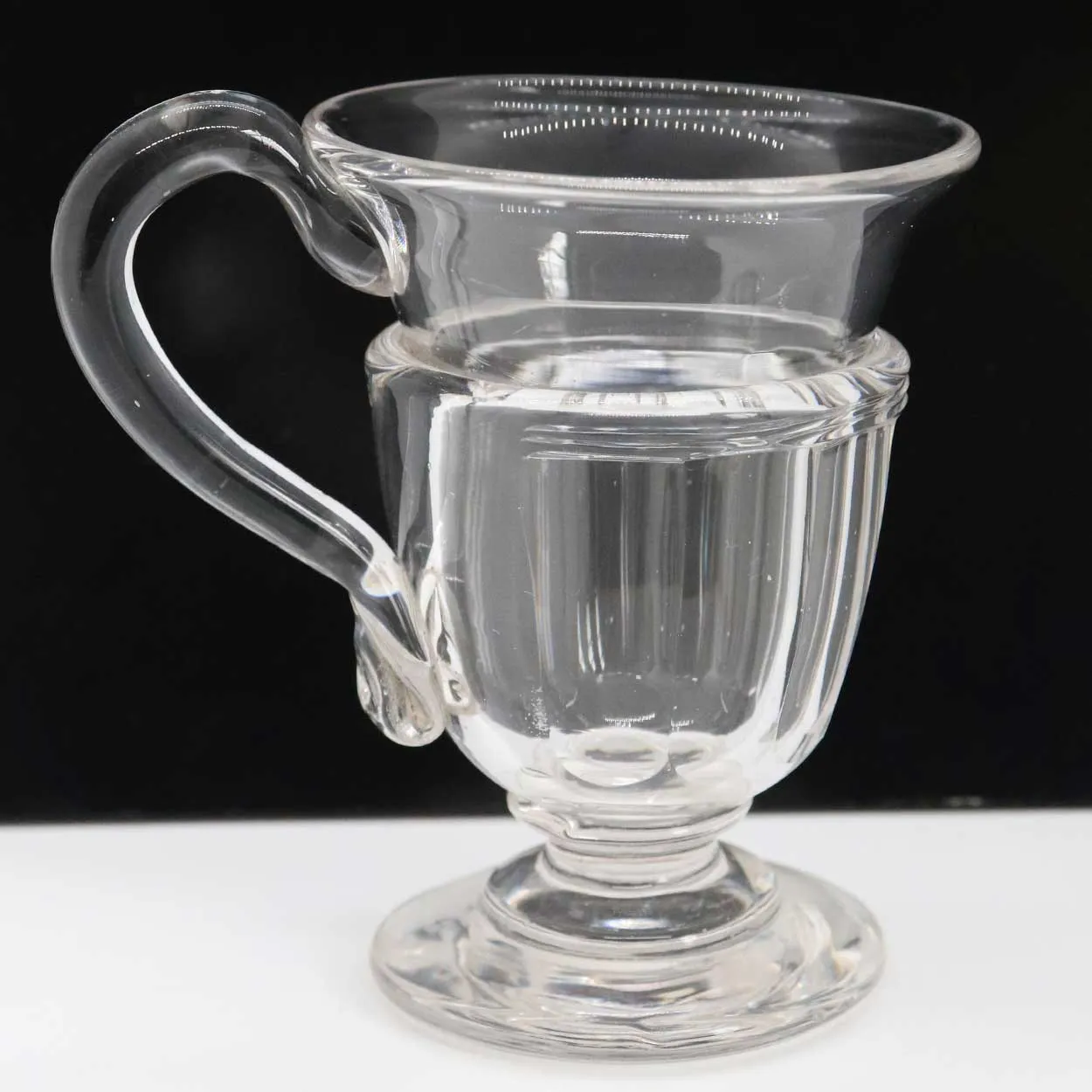English Georgian Cut and Blown Clear Glass Custard/Syllabub Dessert Cup