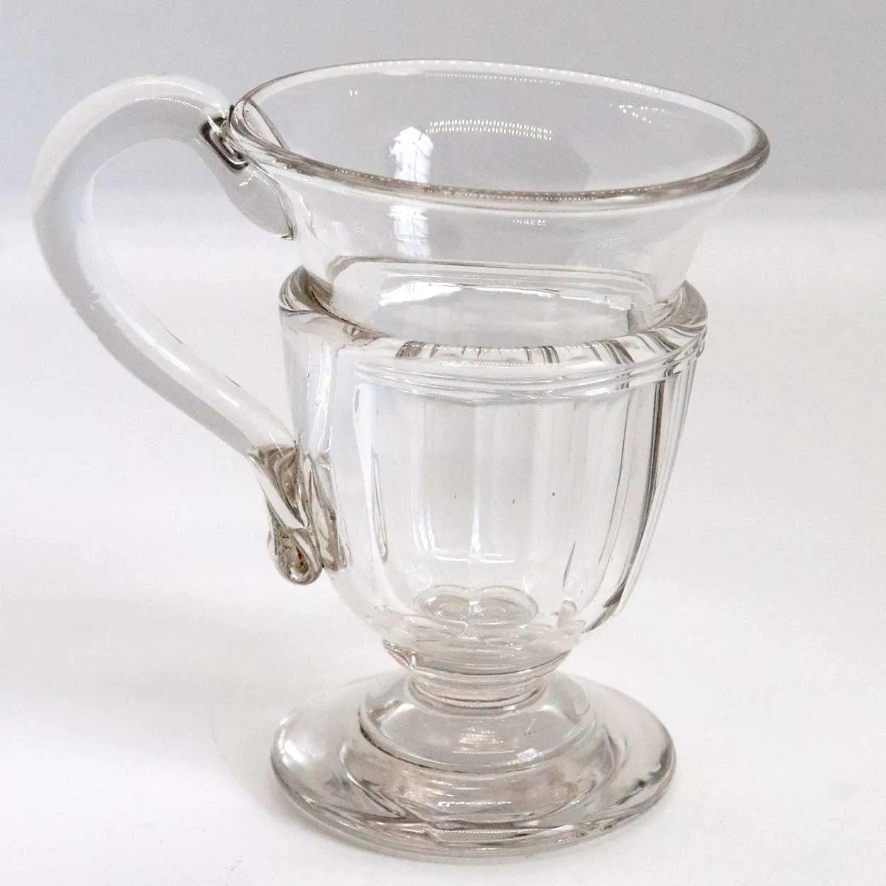 English Georgian Cut and Blown Clear Glass Custard/Syllabub Dessert Cup
