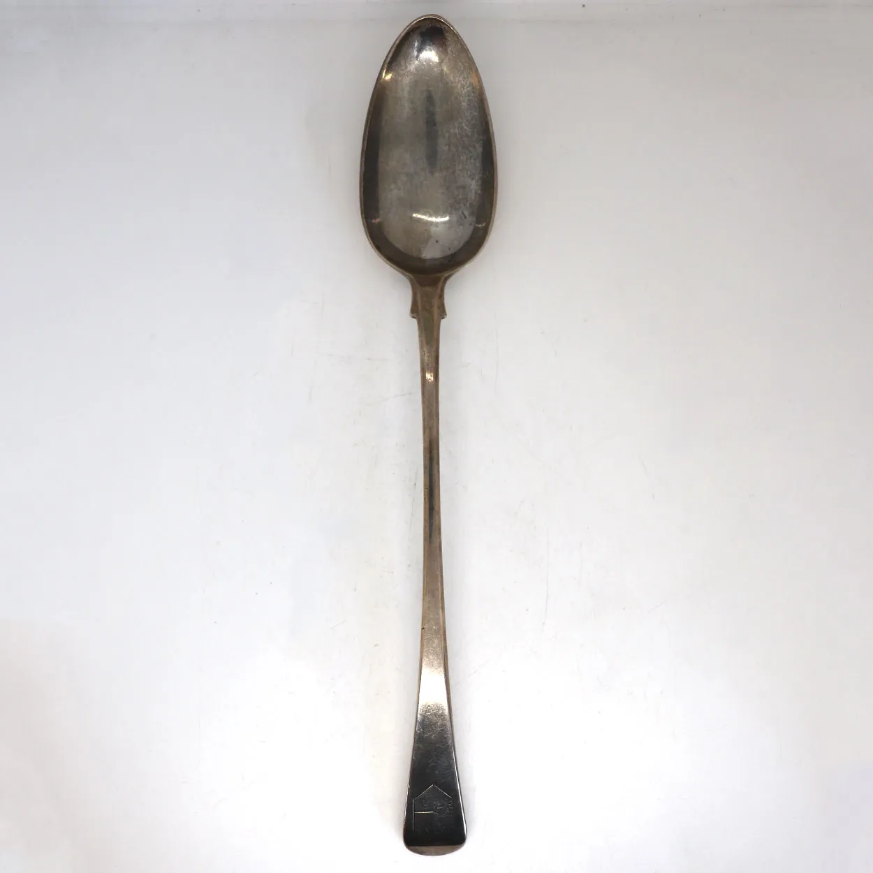 English Georgian Geo. Smith III and Wm. Fearn Sterling Silver Stuffing Spoon